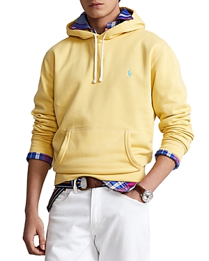 Polo Ralph Lauren Cotton Blend Fleece Solid Classic Fit Hoodie In Empire Yellow