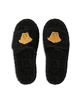 Versace - Medusa Embroidered Slippers