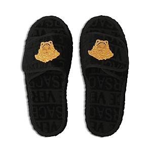 Versace Medusa Embroidered Slippers