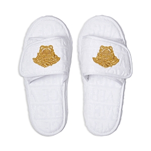 Versace Medusa Embroidered Slippers Versace Medusa Embroidered Slippers