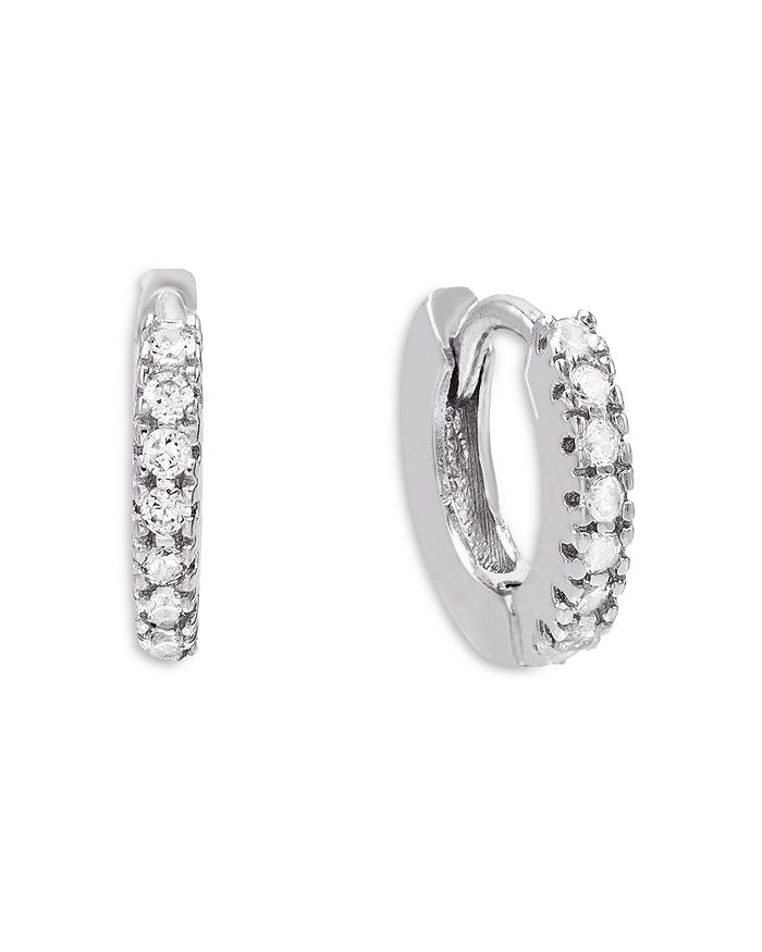 Adinas Jewels Cubic Zirconia Mini Huggie Hoop Earrings Bloomingdale S