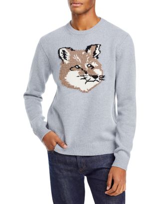 トップス Maison Kitsune FOX HEAD PULLOVER KNIT Maison Kitsuné - Big Fox Head Pullover | HBX - Globally
