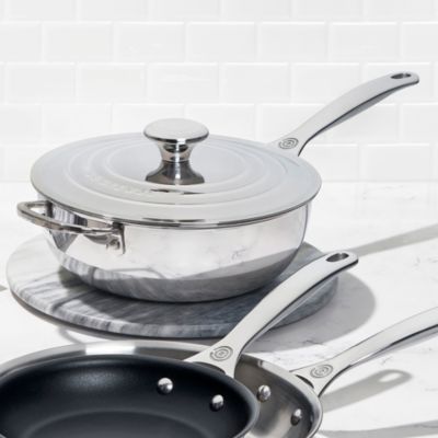 Signature Stainless Steel Nonstick 3.5 Qt. Saucier Pan