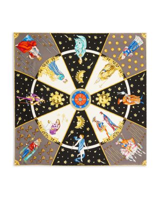 Echo In the Cards Silk Scarf