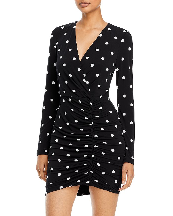 Black Halo Como Ruched Bodycon Dress Bloomingdale s