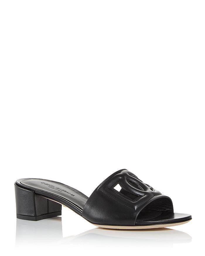 Dolce & Gabbana Women's Block Heel Slide Sandals | Bloomingdale's