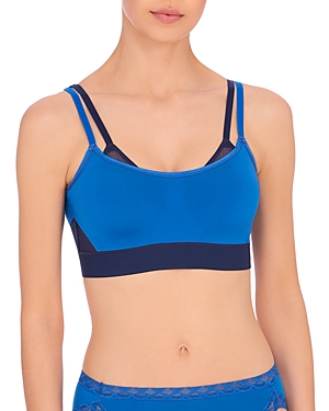 Natori Gravity Contour Underwire Sports Bra In Imperial Blue/true Navy