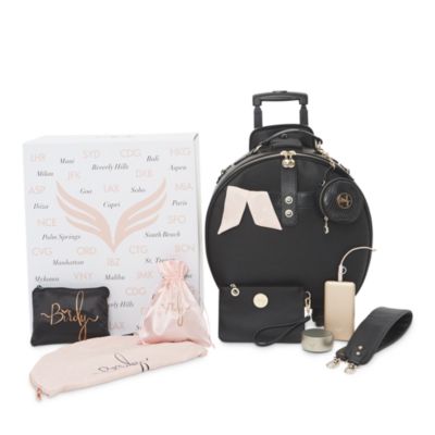 Wings Black Gold 11 Pc Luggage Set
