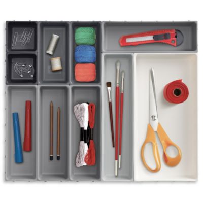 10-Piece Modular Drawer Organizer
