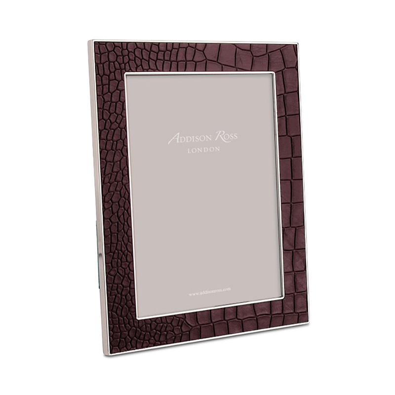Addison Ross Faux Croc Picture Frame, 4 x 6