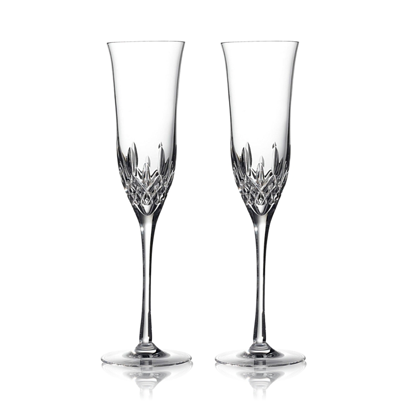 Waterford Stemware, Lismore Essence Toasting Flutes, Set Of 2 In Oxford
