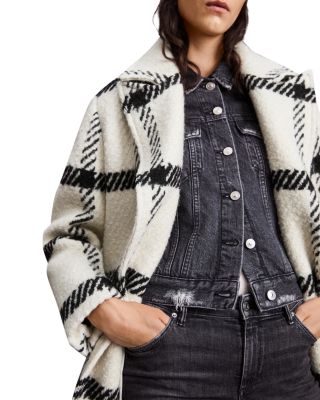 ジャケット・アウター ALLSAINTS MABEL CHECK COAT ALLSAINTS Mabel Check Coat | Bloomingdale's