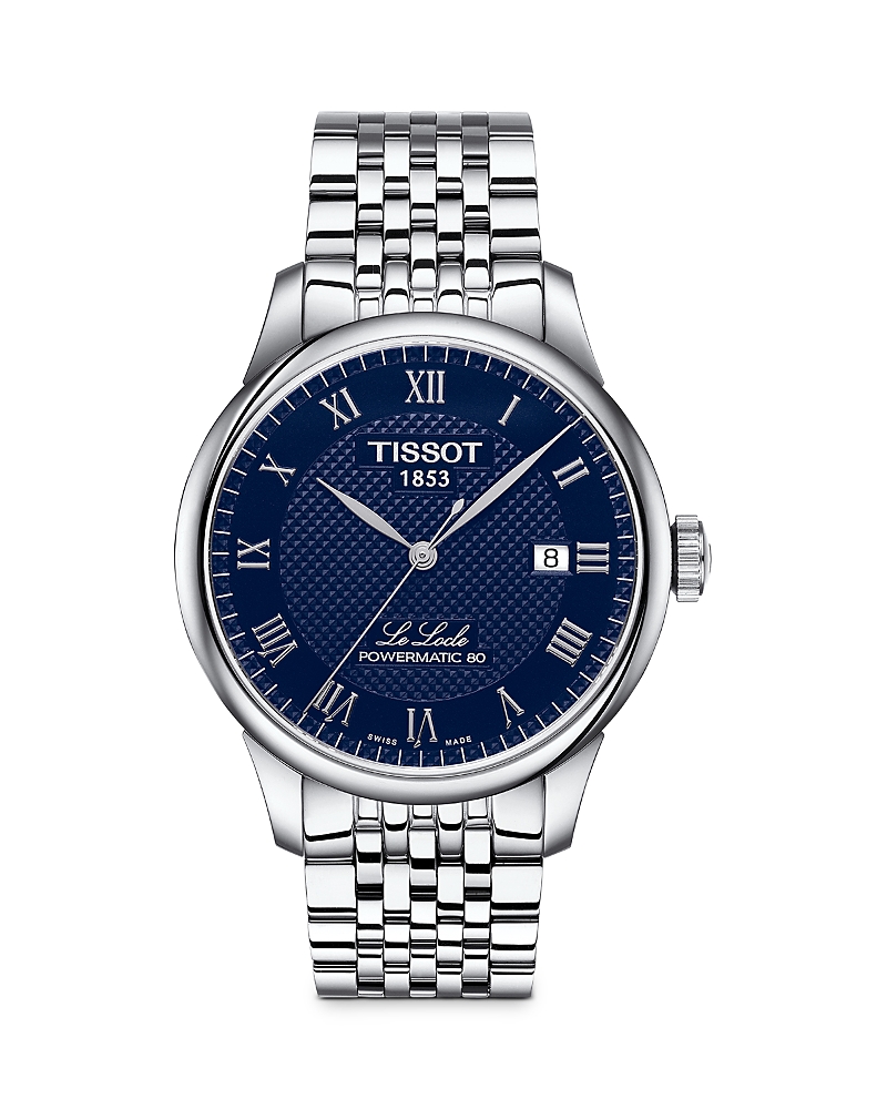 Tissot Le Locle Automatic Blue Dial Mens Watch T006.407.11.043.00 In Blue/silver