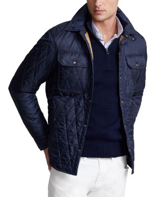 Polo Ralph Lauren Water Repellent Diamond Quilted Shirt Jacket Bloomingdale s