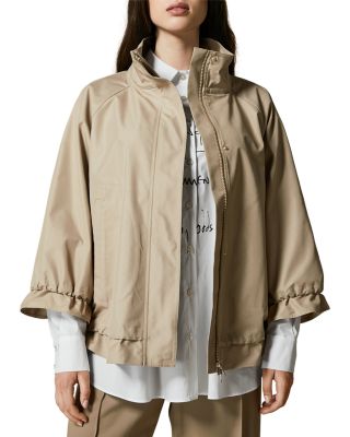 Marina Rinaldi - Tattile high Neck Raincoat