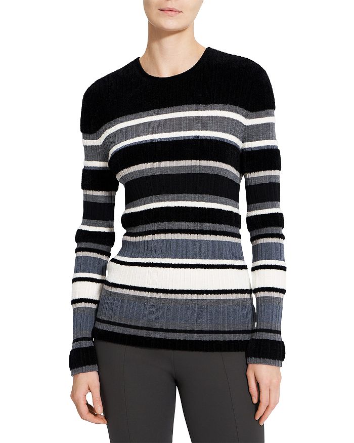 Theory striped sweater sales