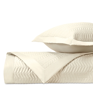 Home Treasures Chester Euro Quilted Sham Set In Ivory