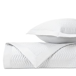 Home Treasures Chester Euro Quilted Sham Set In White