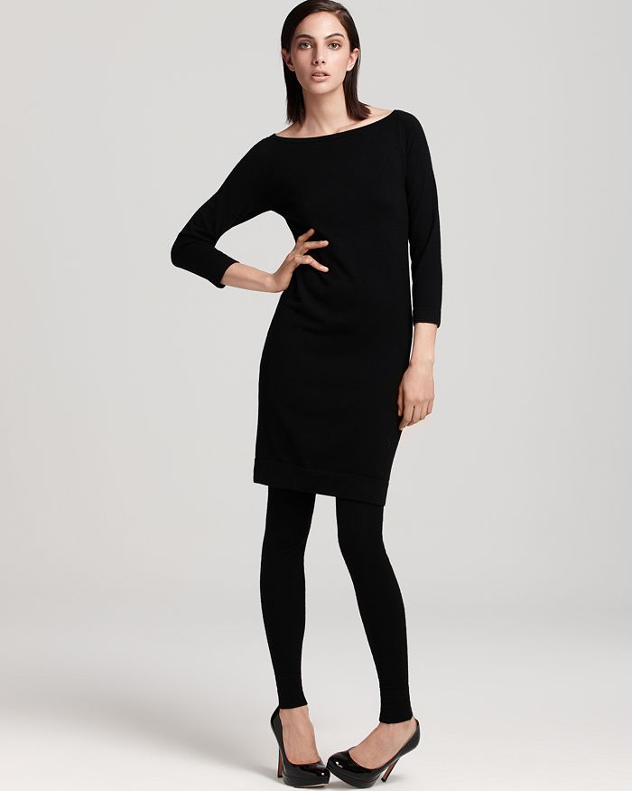 Donna Karan First Layer Three-Quarter Sleeve Dress | Bloomingdale's