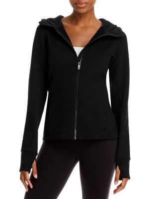 Alo Yoga Foundation Zip Hoodie In Black | ModeSens