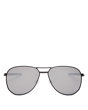 Oakley Polarized Brow Bar Aviator Sunglasses, 57mm