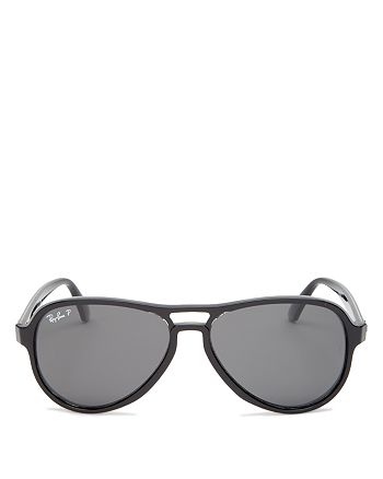 Ray-Ban Women's Polarized Brow Bar Aviator Sunglasses, 58mm | Bloomingdale's
