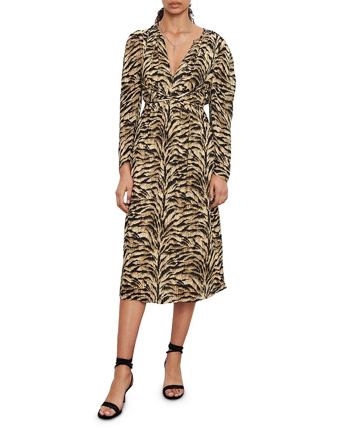 ba&sh Imany Animal Print Dress | Bloomingdale's