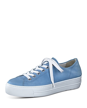 Paul Green Women's Bixby Low Top Platform Sneakers In Lago Leather