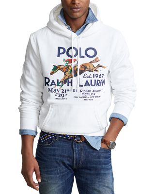 ralph lauren fleece graphic hoodie