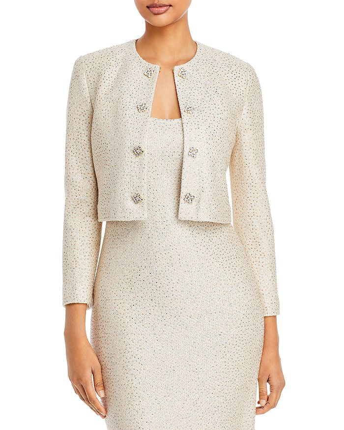 St john sequin best sale jacket