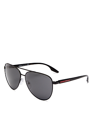Prada Men's Brow Bar Aviator Sunglasses, 61mm