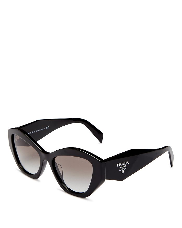 Prada Symbole Geometric Sunglasses, 55mm | Bloomingdale's