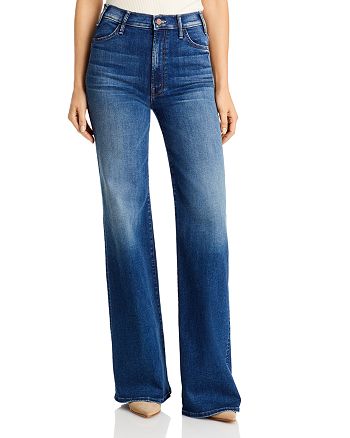 MOTHER The Hustler High Rise Wide Leg Jeans in High Fidelity ...
