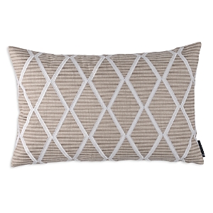 Shop Lili Alessandra Brook Linen Decorative Pillow, 14 X 22 In Natural/white