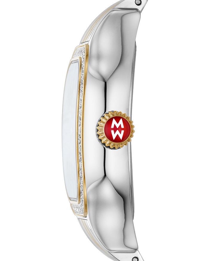 Michele Meggie Diamond Watch, 29mm In White/two Tone