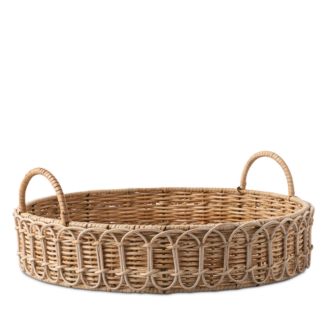 Juliska Provence Rattan Circle Tray | Bloomingdale's Dining & Entertaining