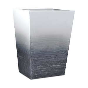 Mike And Ally Ombre Waste Basket In Grey/silver