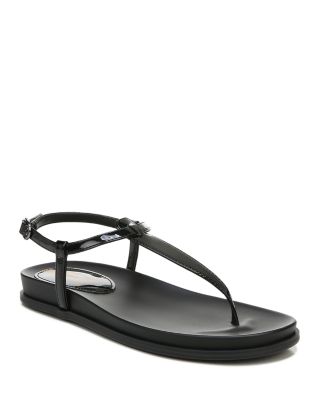 Sam Edelman Women's Naomi T-strap Footbed Sandals Women's Shoes In Black