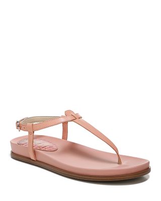 Sam Edelman Women's Naomi T-strap Footbed Sandals Women's Shoes In Clay