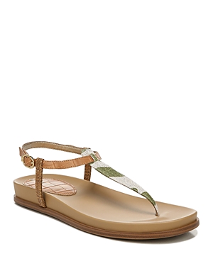 Sam Edelman Women's Naomi T-strap Footbed Sandals Women's Shoes In Green