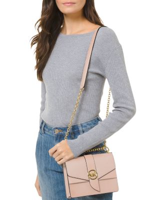 lydia large pebbled leather shoulder bag