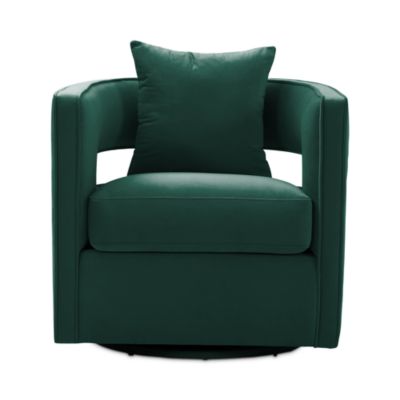 Kennedy Velvet Swivel Chair