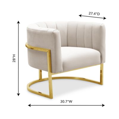  Magnolia Chair with Gold Base