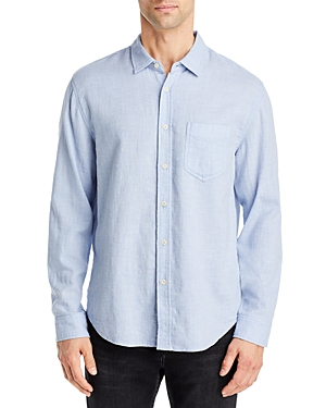 Shop Rails Wyatt Regular Fit Button-down Shirt In Blue Melange