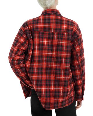 Plaid Women's Designer Tops, Shirts 