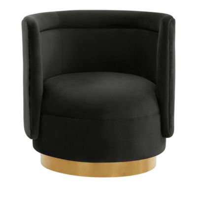TOV Furniture - Remy Velvet Swivel Chair