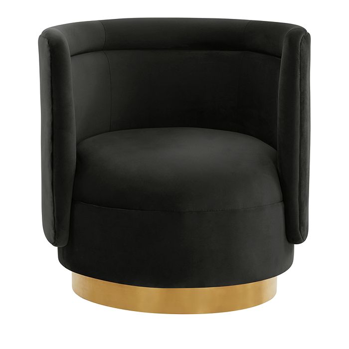 TOV Furniture Remy Velvet Swivel Chair Bloomingdale's