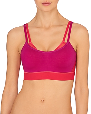 Natori Gravity Contour Underwire Sports Bra In Bright Berry/sunset Coral