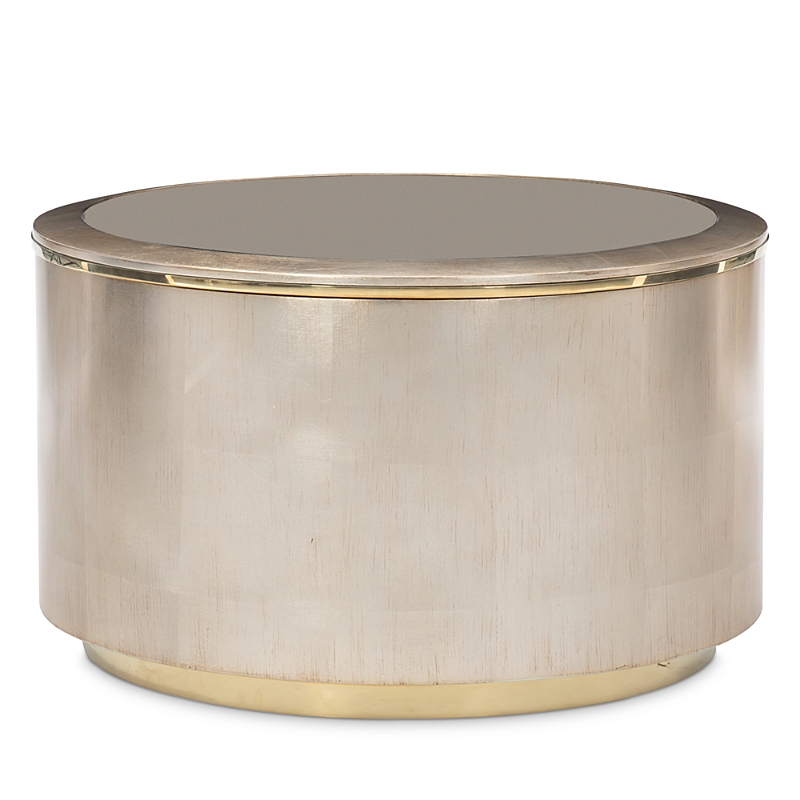 Caracole Circle In Time Cocktail Table In Auric