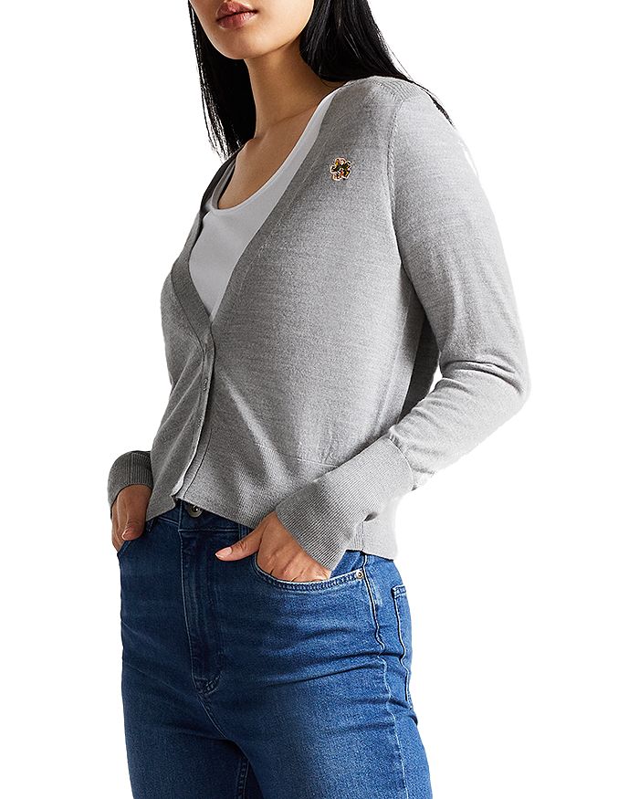 Baker top grey cardigan
